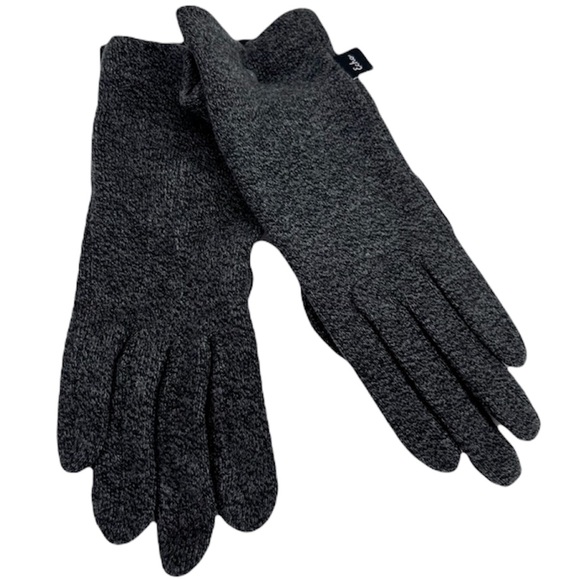 NORDSTROM ECHO Classic Touchscreen Gloves Charcoal Gray Heathered NEW Size S/M